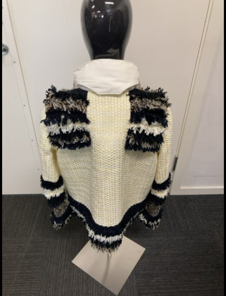 Sacai jakke m/skjult hætte